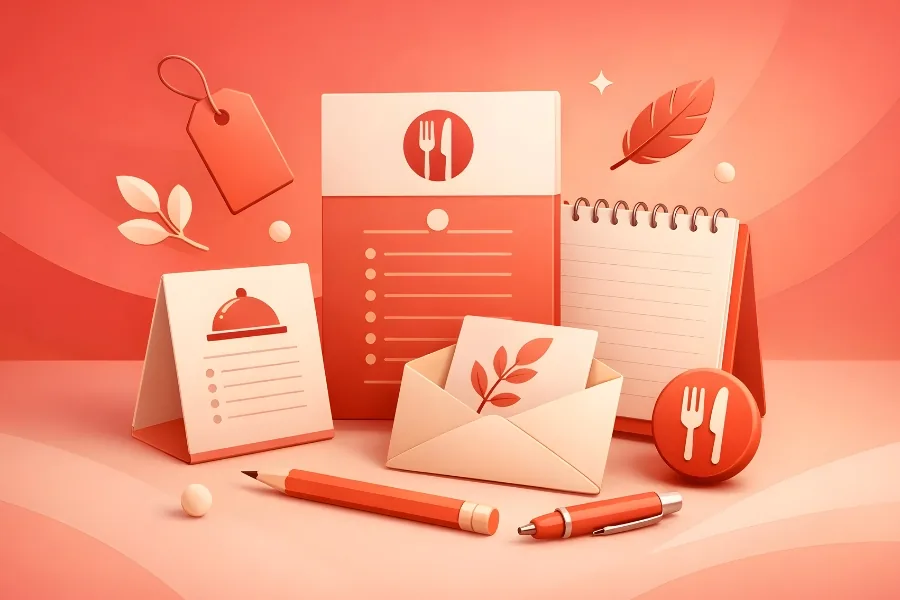 Menu & Stationery Design
